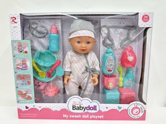 Пупс 30 см, с аксессуарами, в/к 41*10,5*33 см