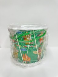 Детский музыкальный инструмент "Барабан Походный" с аппликацией, 23*23*27 см Детский музыкальный инструмент "Барабан Походный" с аппликацией, 23*23*27 см